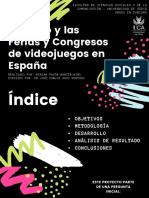 Turismo y Las Ferias y Congresos de Videojuegos en España