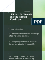 How Science and Technology Affect the Human Condition