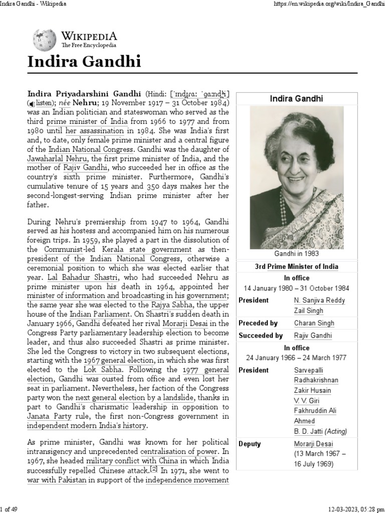 Indira Gandhi visual data 6