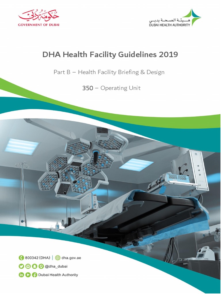 Operating Unit Design Guidelines 2019 | PDF | Surgery | Patient