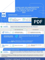 ENERGY SAVING STEEL PRODUCTION DECARBONIZATION EU