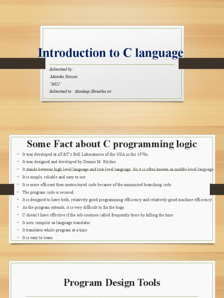 Introduction To C Language | PDF | Control Flow | Computer Program