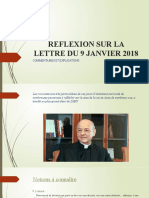 Reflexion Sur La Lettre Du 9 Janvier 2018