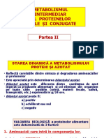 Metabolismul Intermediar Al Proteinelor Simple Și Conjugate Partea II