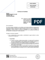 Certificado factibilidad agua alcantarillado 8 habitantes