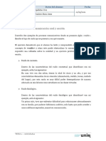 Practica Sobre Comunicacion Oral Escrita