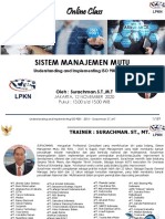 SMM Iso 9001 LPKN 12 November 2020 - Materi Pak Surachman PDF