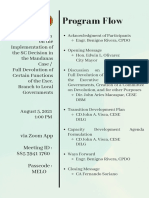 Program Flow on SC Decision in Mandanas Case