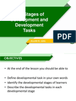 Stages of Development and Developmental Tasks