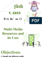 English Class Multi-Media Resources and its Uses