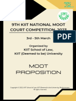 Moot Proposition