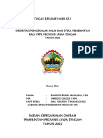 Tugas Resume Hari Ke 1 Materi Struktur Organisasi Dan Tata Kerja