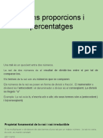 Raons, Proporcions I Percentatges PDF