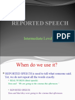 Reported Speech Unit 10