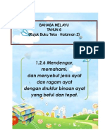 Bahasa Melayu Tahun 6-Jenis Ayat Dan Ragam Ayat