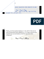 Chemical Equilibrium Practice Test