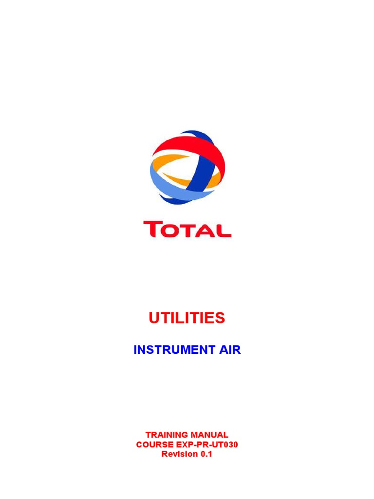 Instrument Air Training Manual Overview | PDF | Adsorption | Valve