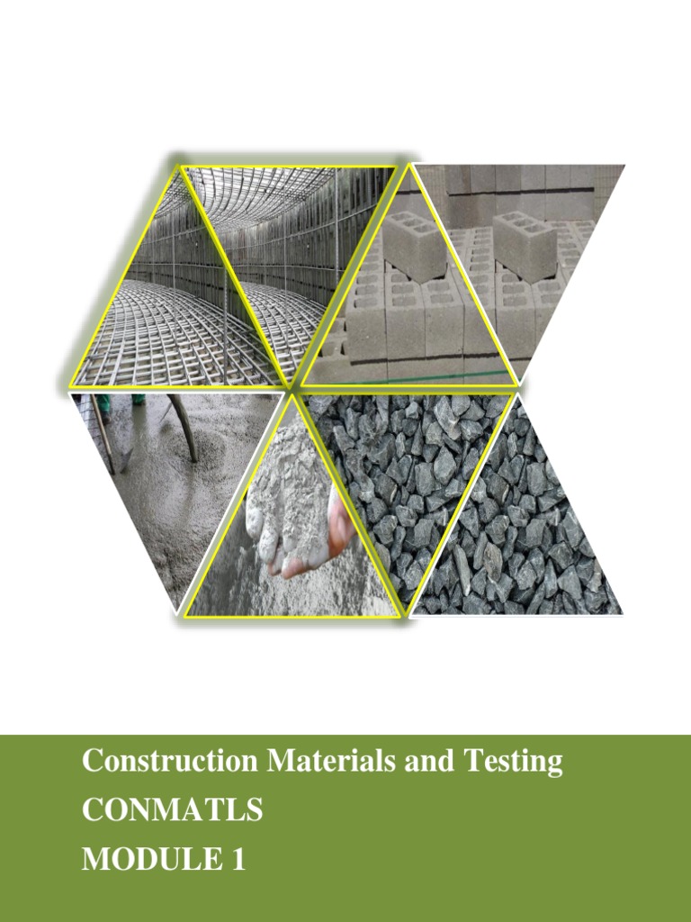 Overview of Construction Materials | PDF | Concrete | Cement