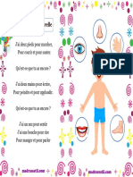 Comptine Corporelle 3eme Francais Madrassatii Modele 1 PDF