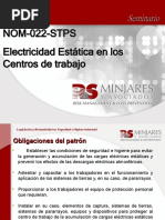 Nom 022 STPS 2015 | PDF | Electrostática | Relámpago