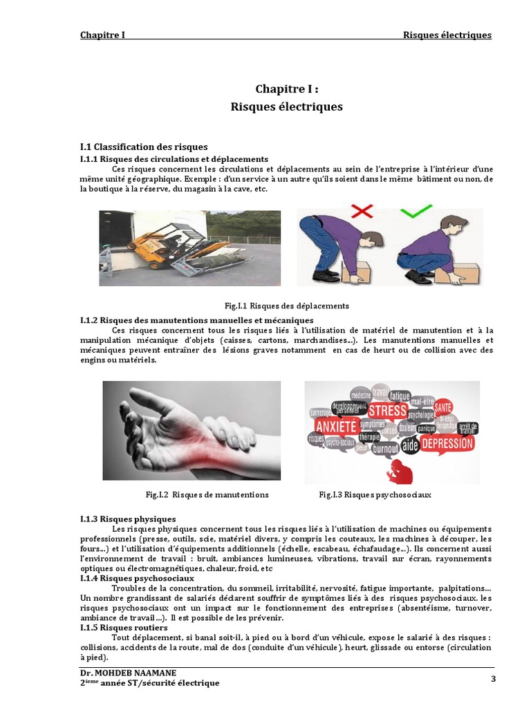 Prévention des Risques Électriques | PDF | Sécurité | Réseau électrique