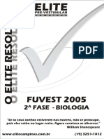Fuvest 05 Fase2 Bio ELITE PDF