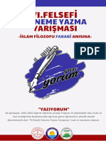 Felsefi Deneme Yazma Yarismasi 2023 PDF