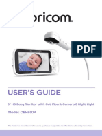 Oricom 5 Inch Smart Skyview Monitor Obh650p Manualpdf 0324748001645567685
