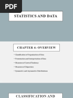 Classification and Presentation of Data