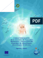 Caracterizacion de Seguridad Alimentaria y Nutricional Del Municipio de Ahuchapan, Ahuchapan, El Salvador PDF
