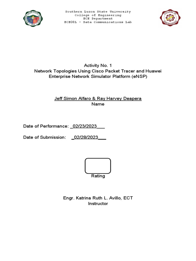 Exp 1 | PDF | Network Switch | Computer Network