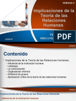 TOsemana 5 To Implicaciones de La Teoria de Las Relacones Humanas