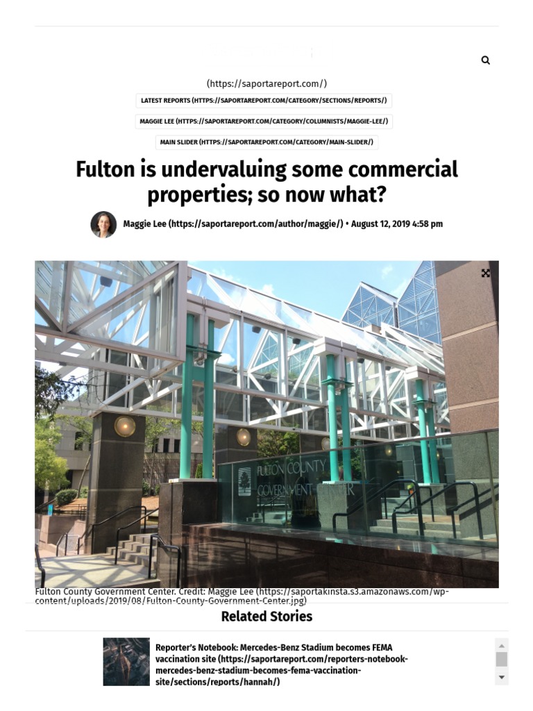 Fulton Is Undervaluing Some Commercial Properties So Now What