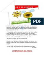 El Sol y El Girasol Lectura 11