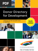 Download City of Cape Town Donor Directory 07 1 by Surendar Reddy Konireddy SN63094774 doc pdf