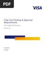 Chip Card Testing and Approval Requirements V8.0