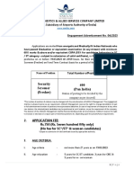AAI CLAS Security Scanner Recruitment 2023 Notification PDF