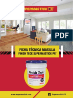 Ficha Técnica Masilla Finish Teck