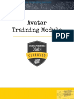 Avatar frameworks training modules imarketing.courses