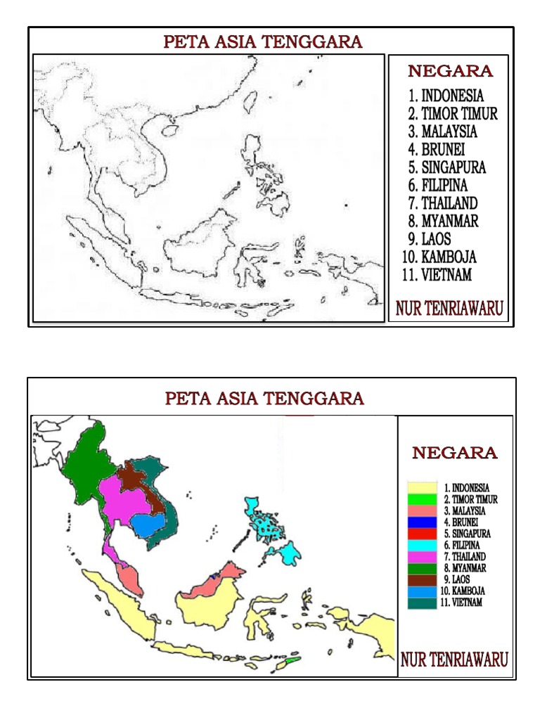 Peta Asia Tenggara | PDF