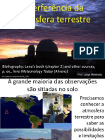 Interferência Da Atmosfera Terrestre: Bibliography: Lena's Book (Chapter 2) and Other Sources