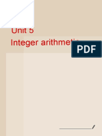 Sessions 36-43 Integer Arithmetic PDF