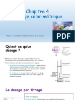 Chapitre 4 Dosage Par Titrage PDF