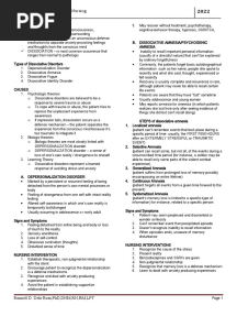 18 Dissociative and Sleep Disorders