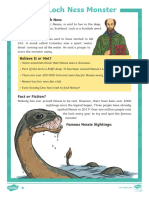 Cfe2 e 244 Loch Ness Monster Differentiated Reading Comprehension Activity - Ver - 4 PDF