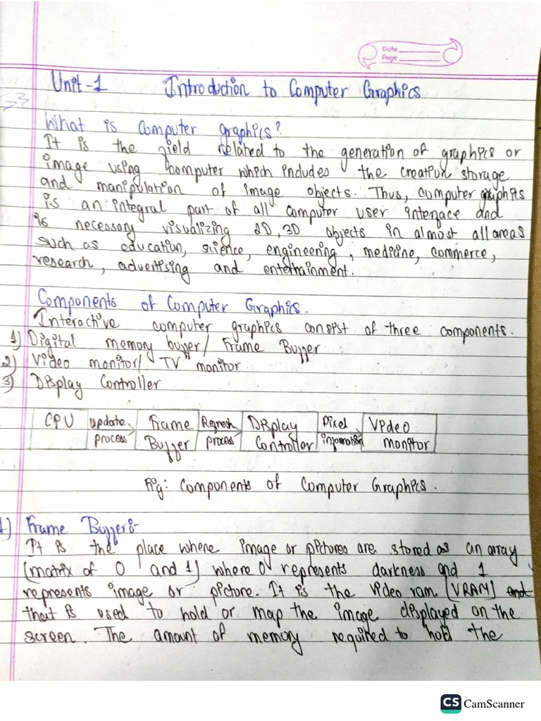 Computer graphics pdf