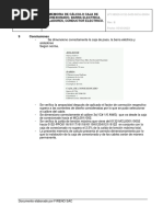 Memoria de Cálculo Caja de Conexionado, Barra Electrica, Aisladores, Conductor Electrico