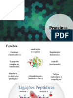 Funções e estruturas das proteínas