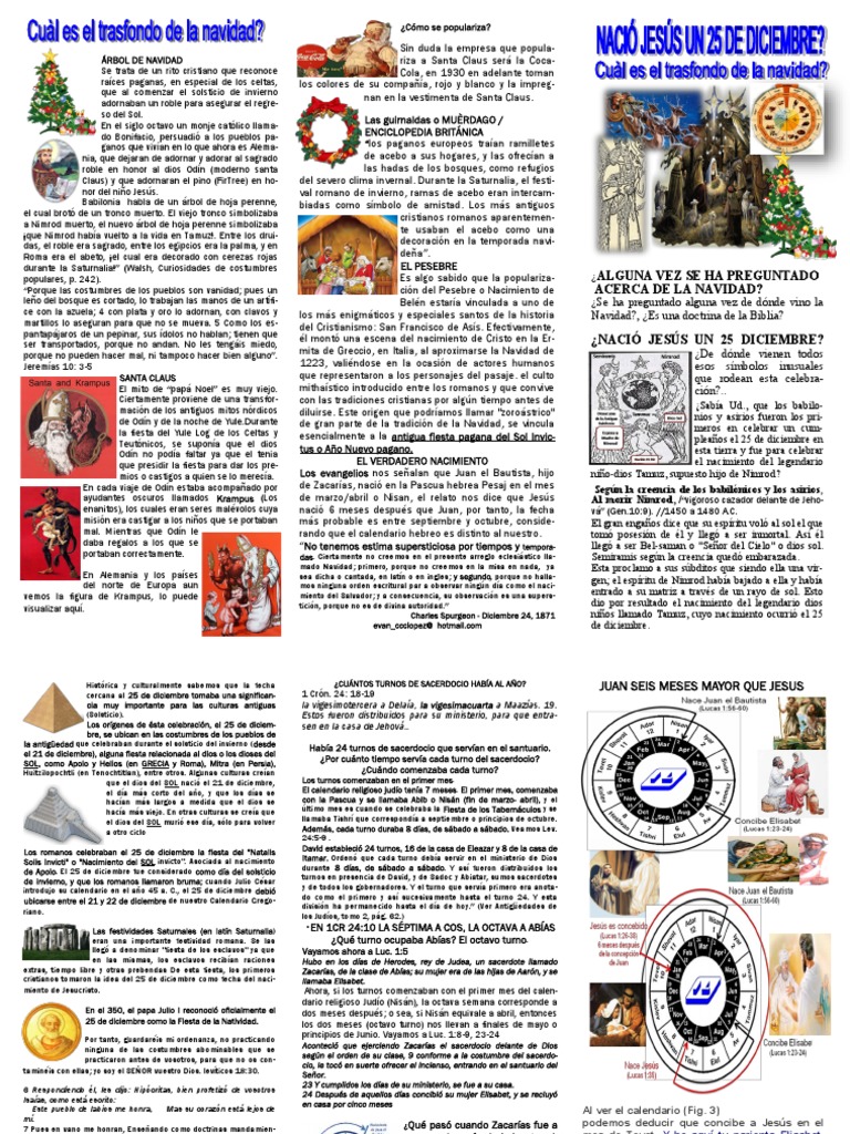 Orígenes y mitos de la Navidad | PDF | Navidad | Jesús