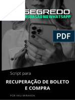 Script Recuperação de Boleto e Compra